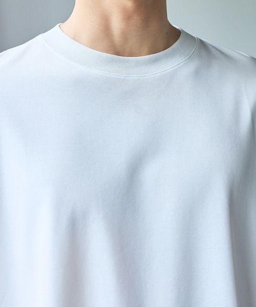 UNITED TOKYO（ユナイテッドトウキョウ）の「テクノラマリラックスフィットクルーネックTシャツ（Tシャツ/カットソー・メンズ・グリーン/ホワイト/ブラック/グレー/ブルー/ネイビー/グレイッシュブルー/パープル/ミント・3/1/2/4）」の22枚目の写真