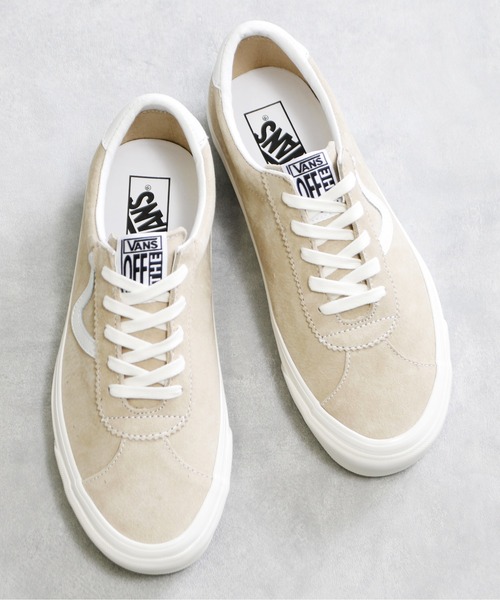 And A（アンドエー）の「VANS ヴァンズ / STYLE 73 DX スタイル ローカット スエード レザースニーカー / VN0A7Q5A4QU_DRK_KHK（スニーカー・レディース・グリーン/パープル/ベージュ・23.0cm/24.5cm/24.0cm/23.5cm）」の2枚目の写真