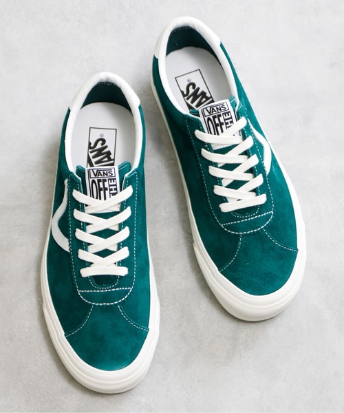 And A（アンドエー）の「VANS ヴァンズ / STYLE 73 DX スタイル ローカット スエード レザースニーカー / VN0A7Q5A4QU_DRK_KHK（スニーカー・レディース・グリーン/パープル/ベージュ・23.0cm/24.5cm/24.0cm/23.5cm）」の6枚目の写真