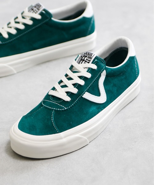 And A（アンドエー）の「VANS ヴァンズ / STYLE 73 DX スタイル ローカット スエード レザースニーカー / VN0A7Q5A4QU_DRK_KHK（スニーカー・レディース・グリーン/パープル/ベージュ・23.0cm/24.5cm/24.0cm/23.5cm）」の7枚目の写真