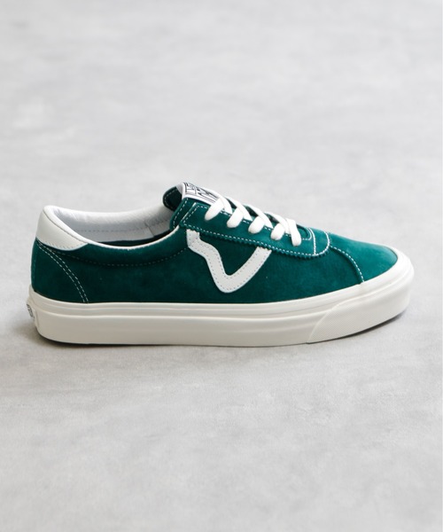 And A（アンドエー）の「VANS ヴァンズ / STYLE 73 DX スタイル ローカット スエード レザースニーカー / VN0A7Q5A4QU_DRK_KHK（スニーカー・レディース・グリーン/パープル/ベージュ・23.0cm/24.5cm/24.0cm/23.5cm）」の9枚目の写真