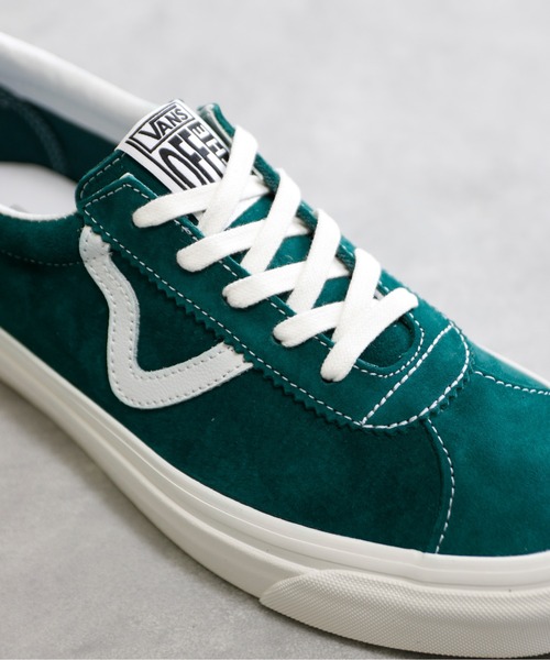 And A（アンドエー）の「VANS ヴァンズ / STYLE 73 DX スタイル ローカット スエード レザースニーカー / VN0A7Q5A4QU_DRK_KHK（スニーカー・レディース・グリーン/パープル/ベージュ・23.0cm/24.5cm/24.0cm/23.5cm）」の12枚目の写真