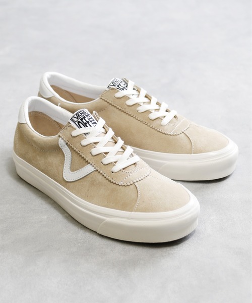 And A（アンドエー）の「VANS ヴァンズ / STYLE 73 DX スタイル ローカット スエード レザースニーカー / VN0A7Q5A4QU_DRK_KHK（スニーカー・レディース・グリーン/パープル/ベージュ・23.0cm/24.5cm/24.0cm/23.5cm）」の20枚目の写真