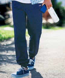 ＜FILA/フィラ＞カットデニムイージーパンツ