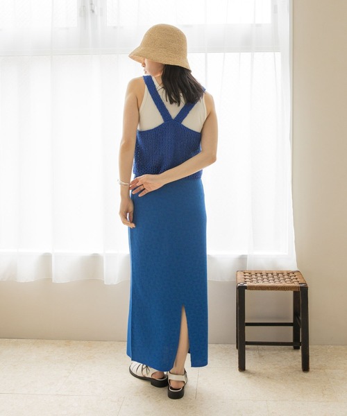 LOWRYS FARM（ローリーズファーム）の「ニットビスチェ　281355（ベスト・レディース・ブラック/ブラウン/オフホワイト/ブルー・FREE）」の11枚目の写真