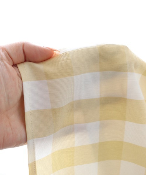 Pierrot（ピエロ）の「チェックマーメイドスカート（スカート・レディース・イエロー/ラベンダー/ブラック・L/M）」の8枚目の写真