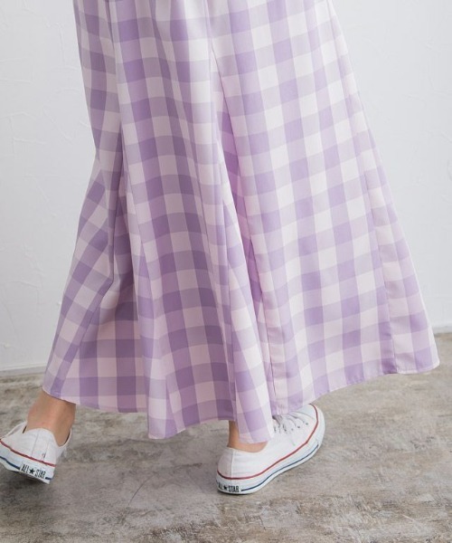 Pierrot（ピエロ）の「チェックマーメイドスカート（スカート・レディース・イエロー/ラベンダー/ブラック・L/M）」の19枚目の写真