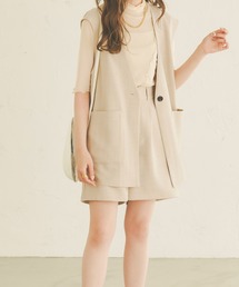 Ambre Neige | リネンライクジレ／【WEB/EC限定商品】(ベスト)