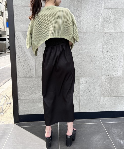 one way(ワンウェイ)の「スリットキャミワンピ(ワンピース・レディース・ホワイト/ブラック/グリーン/ブラック系その他・FREE)」の21枚目の写真