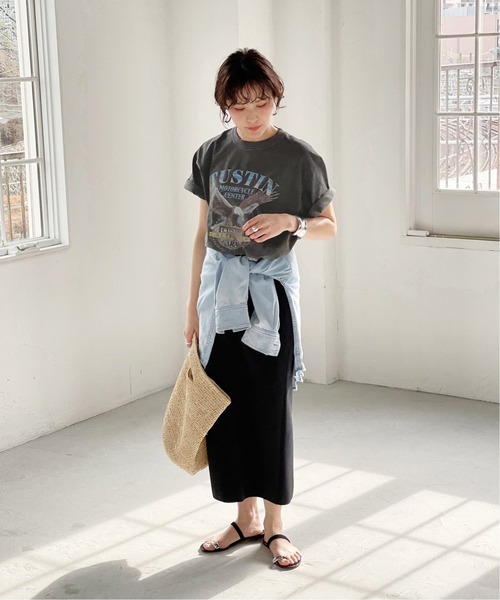 GOOD ROCK SPEED（グッドロックスピード）の「≪追加3≫【GOOD ROCK SPEED /グッドロックスピード】 ROCK S/S TEE（Tシャツ/カットソー・レディース・ブラック/ブラウン・SMALL）」の3枚目の写真