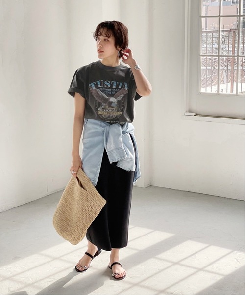 GOOD ROCK SPEED（グッドロックスピード）の「≪追加3≫【GOOD ROCK SPEED /グッドロックスピード】 ROCK S/S TEE（Tシャツ/カットソー・レディース・ブラック/ブラウン・SMALL）」の4枚目の写真