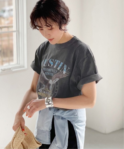 GOOD ROCK SPEED（グッドロックスピード）の「≪追加3≫【GOOD ROCK SPEED /グッドロックスピード】 ROCK S/S TEE（Tシャツ/カットソー・レディース・ブラック/ブラウン・SMALL）」の5枚目の写真