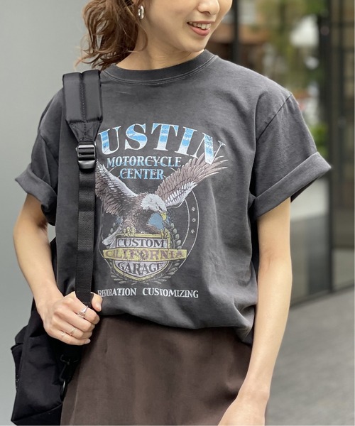GOOD ROCK SPEED（グッドロックスピード）の「≪追加3≫【GOOD ROCK SPEED /グッドロックスピード】 ROCK S/S TEE（Tシャツ/カットソー・レディース・ブラック/ブラウン・SMALL）」の21枚目の写真