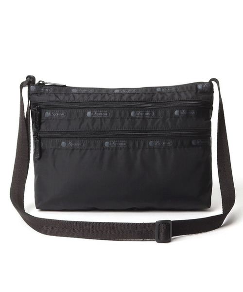 LeSportsac(レスポートサック)の「QUINN BAG 【日本限定】リサイクルドブラックJP(ショルダーバッグ・レディース・ブラック・FREE)」の4枚目の写真