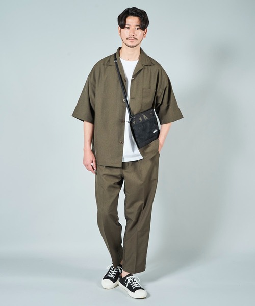 ADPOSION（アドポーション）の「【セットアップ対応】 ドライポリエステル アンクルイージーパンツ / ワイドパンツ（その他パンツ・メンズ・ブラック/ベージュ/カーキ/ブルー・MEDIUM/LARGE/X-LARGE）」の13枚目の写真