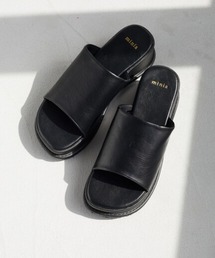 minia | ・minia 厚底ミュール(サンダル)