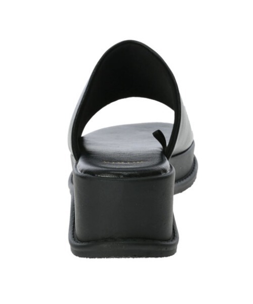 minia(ミニア)の「・minia 厚底ミュール(サンダル・レディース・ブラック/アイボリー・22.5cm/24.5cm/23.5cm/25cm)」の3枚目の写真