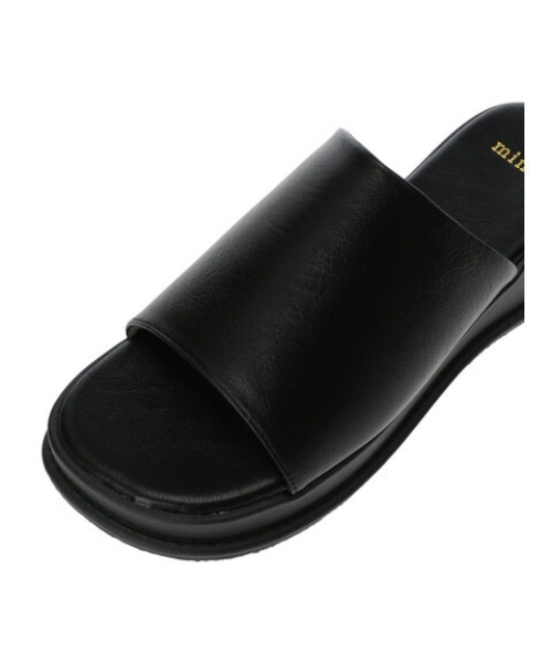 minia(ミニア)の「・minia 厚底ミュール(サンダル・レディース・ブラック/アイボリー・22.5cm/24.5cm/23.5cm/25cm)」の8枚目の写真