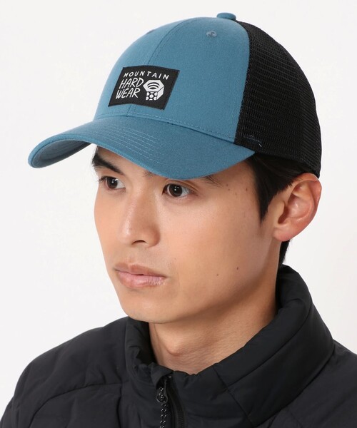 MOUNTAIN HARDWEAR(マウンテンハードウェアー)の「【Mountain Hardwear】MHW ロゴトラッカーハット(キャップ・メンズ・ブラック/ブルー/ピンク/ベージュ/ブルーグリーン・ONE SIZE)」の4枚目の写真