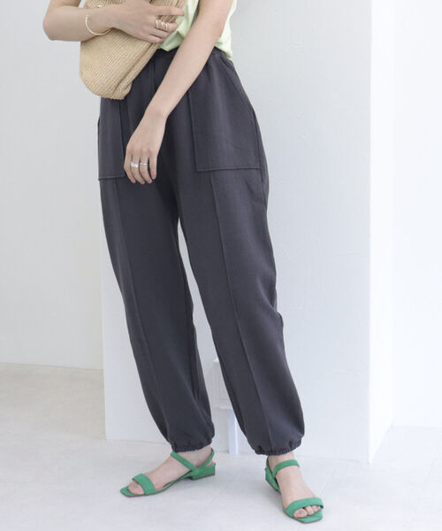 fredy repit（フレディレピ）の「【WEB限定】ダンボールニットジョガーパンツ（その他パンツ・レディース・チャコールグレー/ライトブルー/グレー/ピンク/アイボリー・38）」の3枚目の写真