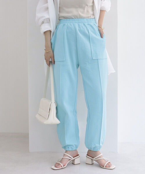 fredy repit（フレディレピ）の「【WEB限定】ダンボールニットジョガーパンツ（その他パンツ・レディース・チャコールグレー/ライトブルー/グレー/ピンク/アイボリー・38）」の12枚目の写真