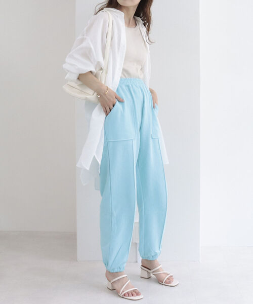 fredy repit（フレディレピ）の「【WEB限定】ダンボールニットジョガーパンツ（その他パンツ・レディース・チャコールグレー/ライトブルー/グレー/ピンク/アイボリー・38）」の19枚目の写真