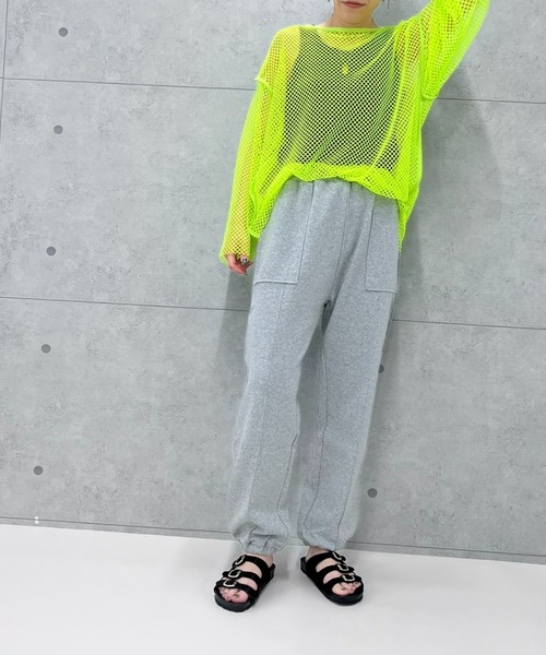 fredy repit（フレディレピ）の「【WEB限定】ダンボールニットジョガーパンツ（その他パンツ・レディース・チャコールグレー/ライトブルー/グレー/ピンク/アイボリー・38）」の9枚目の写真