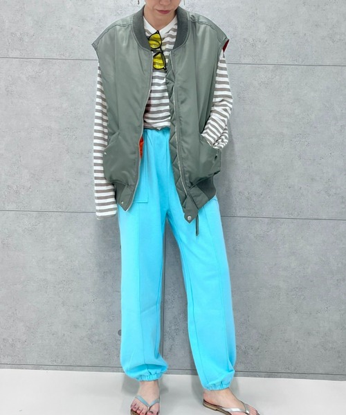 fredy repit（フレディレピ）の「【WEB限定】ダンボールニットジョガーパンツ（その他パンツ・レディース・チャコールグレー/ライトブルー/グレー/ピンク/アイボリー・38）」の6枚目の写真