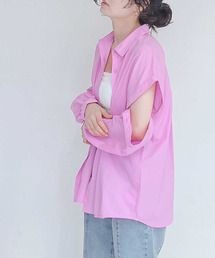 AS KNOW AS plus | ●マルチウェイ 肩開き7分袖シャツ(シャツ/ブラウス)