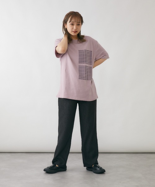 mebole（メボレ）の「カラーロゴプリントTシャツ（Tシャツ/カットソー・レディース・ホワイト/グリーン/パープル・FREE）」の14枚目の写真