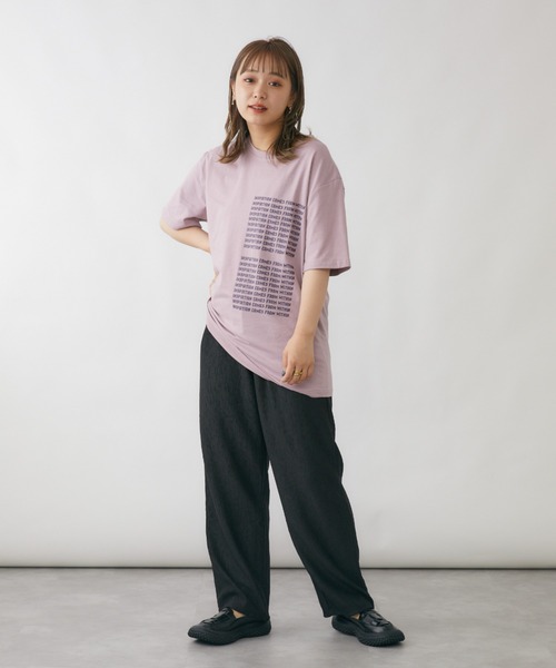 mebole（メボレ）の「カラーロゴプリントTシャツ（Tシャツ/カットソー・レディース・ホワイト/グリーン/パープル・FREE）」の16枚目の写真