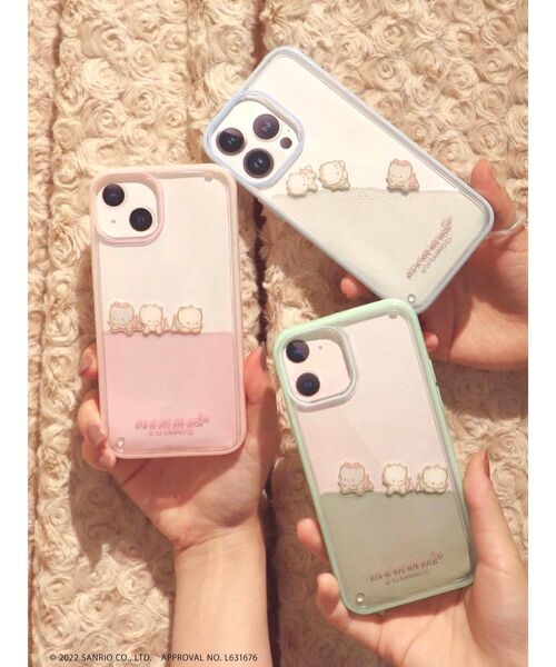 merry jenny（メリージェニー）の「【12 】ぷかぷかニャニィニュニェニョンiPhone case（スマホケース/カバー・レディース・グリーン・FREE）」の4枚目の写真