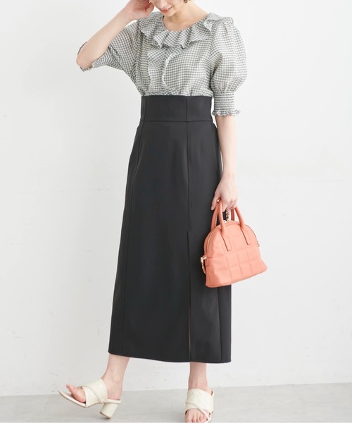 FREE'S MART（フリーズマート）の「◆ボストンチェーンショルダーバッグ（ショルダーバッグ・レディース・ブラック/ベージュ/ピンク・ﾌﾘ-）」の4枚目の写真