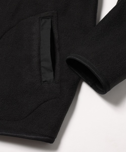 MR.OLIVE（ミスターオリーブ）の「メルトン フリース / スタンド アノラック(プルオーバー ジャケット)（ブルゾン・メンズ・カーキ/ブラック・SMALL/MEDIUM/LARGE）」の10枚目の写真