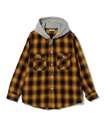 F-LAGSTUF-F | F-LAGSTUF-F / FLANNEL HOODED SHIRTS(シャツ/ブラウス)