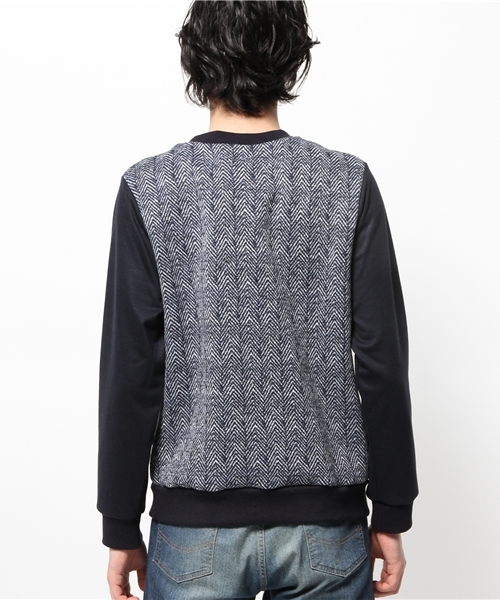 OUTLET(アウトレット)の「【WHO'S WHO gallery】EXヘリンボーン(Tシャツ/カットソー・メンズ・ネイビー・MEDIUM)」の4枚目の写真