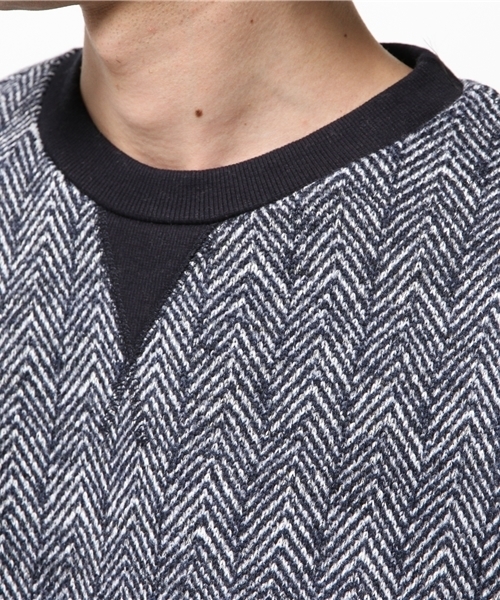 OUTLET(アウトレット)の「【WHO'S WHO gallery】EXヘリンボーン(Tシャツ/カットソー・メンズ・ネイビー・MEDIUM)」の5枚目の写真