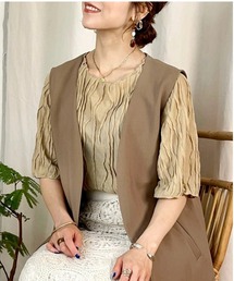 Green　Parks | ☆remi☆プロデュースアイテム シアー楊柳カットプルオーバー(Tシャツ/カットソー)