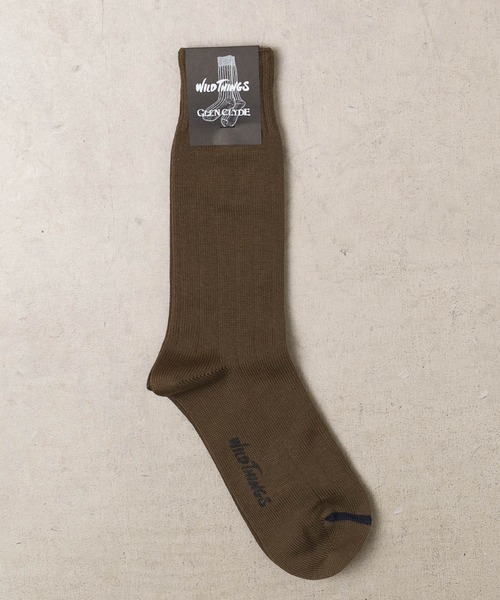 GLEN CLYDE（グレンクライド）の「【WILD THINGS×GLEN CLYDE】CORDURA LONG SO（ソックス/靴下・メンズ・ホワイト/ブラック/オリーブ/カーキ・25cm-27cm）」の4枚目の写真