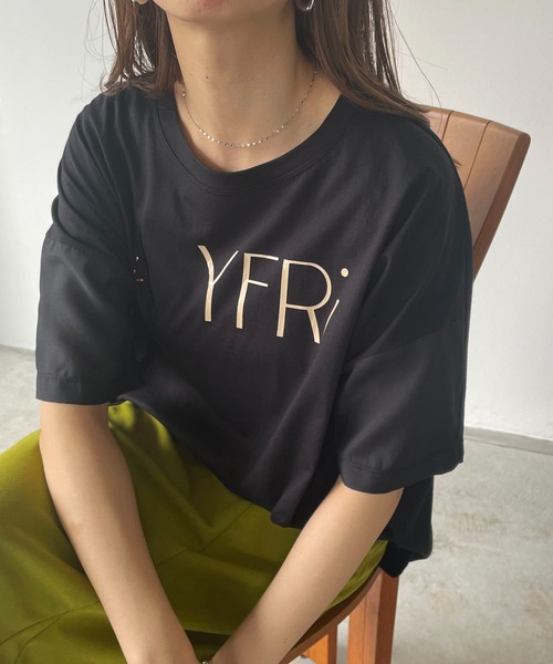 antic rag(アンティックラグ)の「ポリッシュロゴTシャツ(Tシャツ/カットソー・レディース・ホワイト/ブラック/ピンク・FREE)」の4枚目の写真