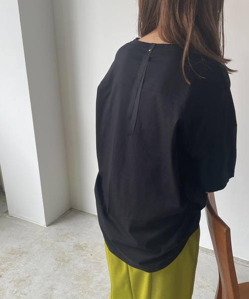 antic rag(アンティックラグ)の「ポリッシュロゴTシャツ(Tシャツ/カットソー・レディース・ホワイト/ブラック/ピンク・FREE)」の7枚目の写真