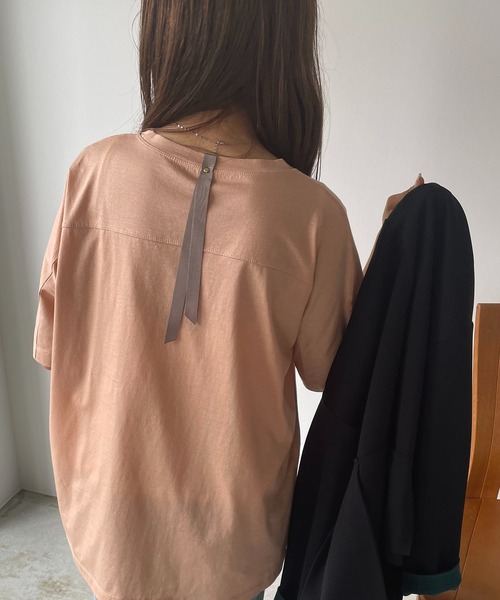 antic rag(アンティックラグ)の「ポリッシュロゴTシャツ(Tシャツ/カットソー・レディース・ホワイト/ブラック/ピンク・FREE)」の12枚目の写真