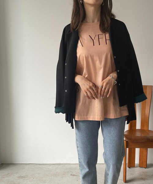 antic rag(アンティックラグ)の「ポリッシュロゴTシャツ(Tシャツ/カットソー・レディース・ホワイト/ブラック/ピンク・FREE)」の21枚目の写真