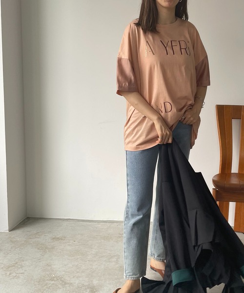 antic rag(アンティックラグ)の「ポリッシュロゴTシャツ(Tシャツ/カットソー・レディース・ホワイト/ブラック/ピンク・FREE)」の22枚目の写真