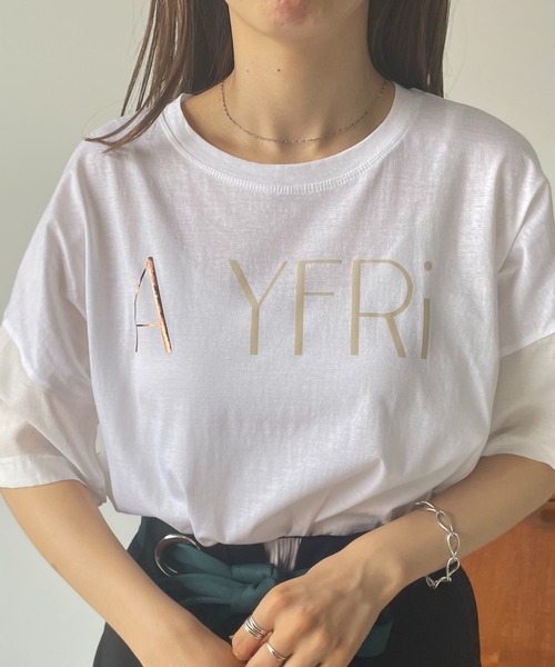 antic rag(アンティックラグ)の「ポリッシュロゴTシャツ(Tシャツ/カットソー・レディース・ホワイト/ブラック/ピンク・FREE)」の13枚目の写真