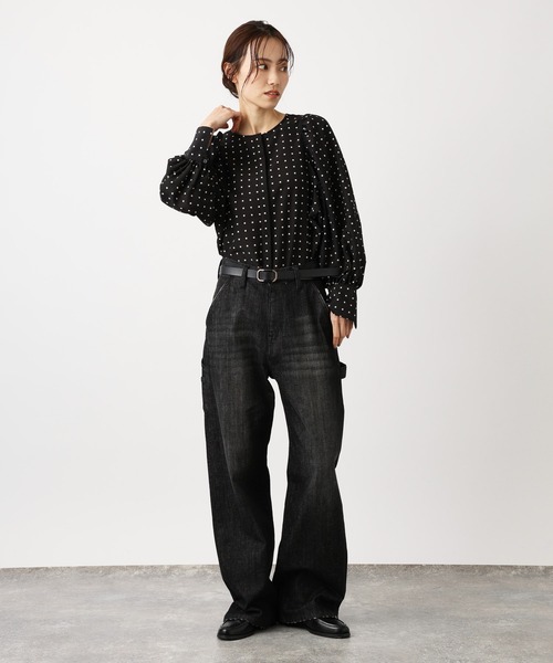 BARNYARDSTORM（バンヤードストーム）の「BARNYARDSTORM / スライドバックルレザーベルト（ベルト・レディース・ブラック/ベージュ/キャメル/ホワイト/その他1/ブラウン/オフホワイト/チャコールグレー/ブラウン系その他3・FREE/0）」の18枚目の写真