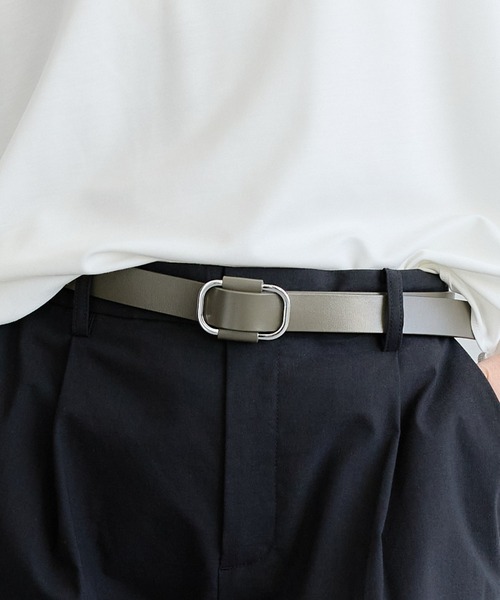 BARNYARDSTORM / スライドバックルレザーベルト（ベルト