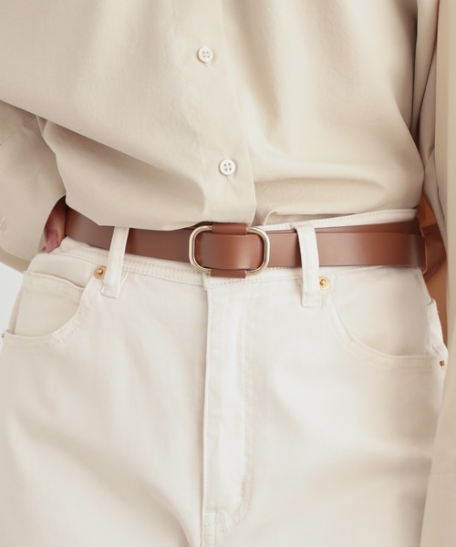 BARNYARDSTORM / スライドバックルレザーベルト（ベルト