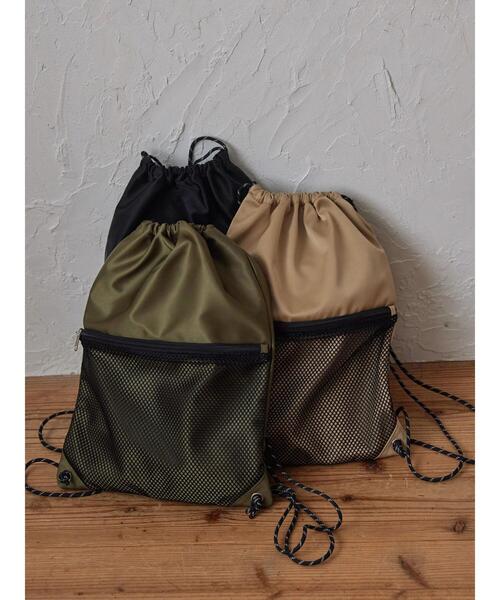 セール】メッシュポケットナップサック（バックパック/リュック