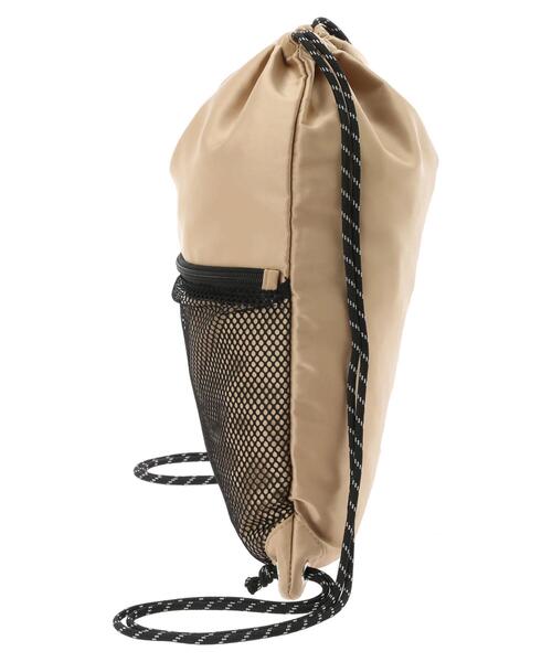 AMERICAN HOLIC（アメリカンホリック）の「メッシュポケットナップサック（バックパック/リュック・レディース・ベージュ/カーキ/ブラック・FREE）」の6枚目の写真